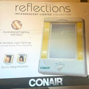 Vanity mirror with light